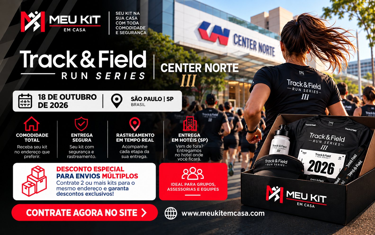 Prova Track & Field Center Norte III - 18/10/2026