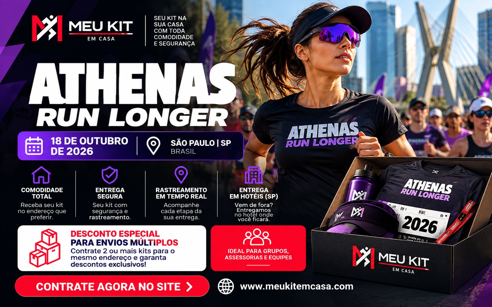 Prova Athenas Run Longer - 18/10/2026